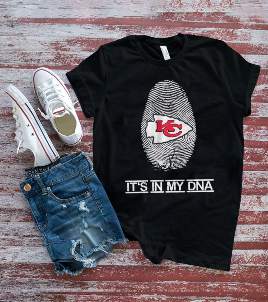 Kansas City Chiefs Fingerprint It's In My DNA T-Shirt