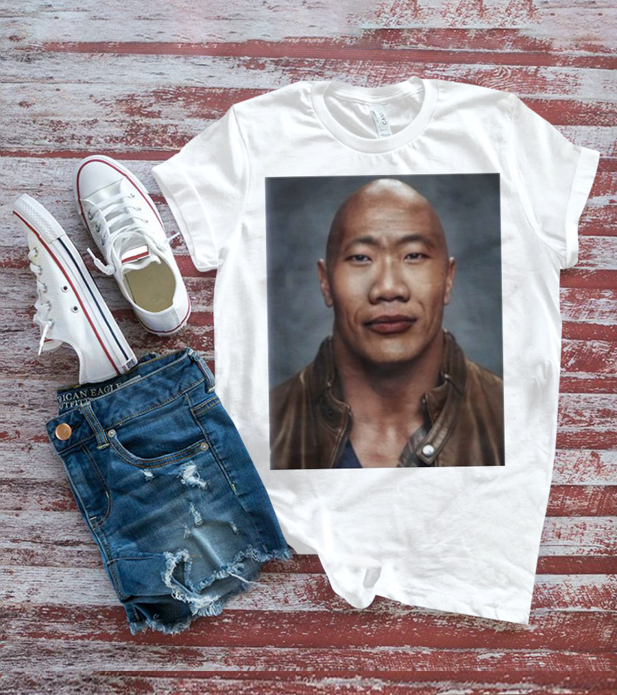 Dwayne The Wok Johnson Meme Face Mashup T-Shirt