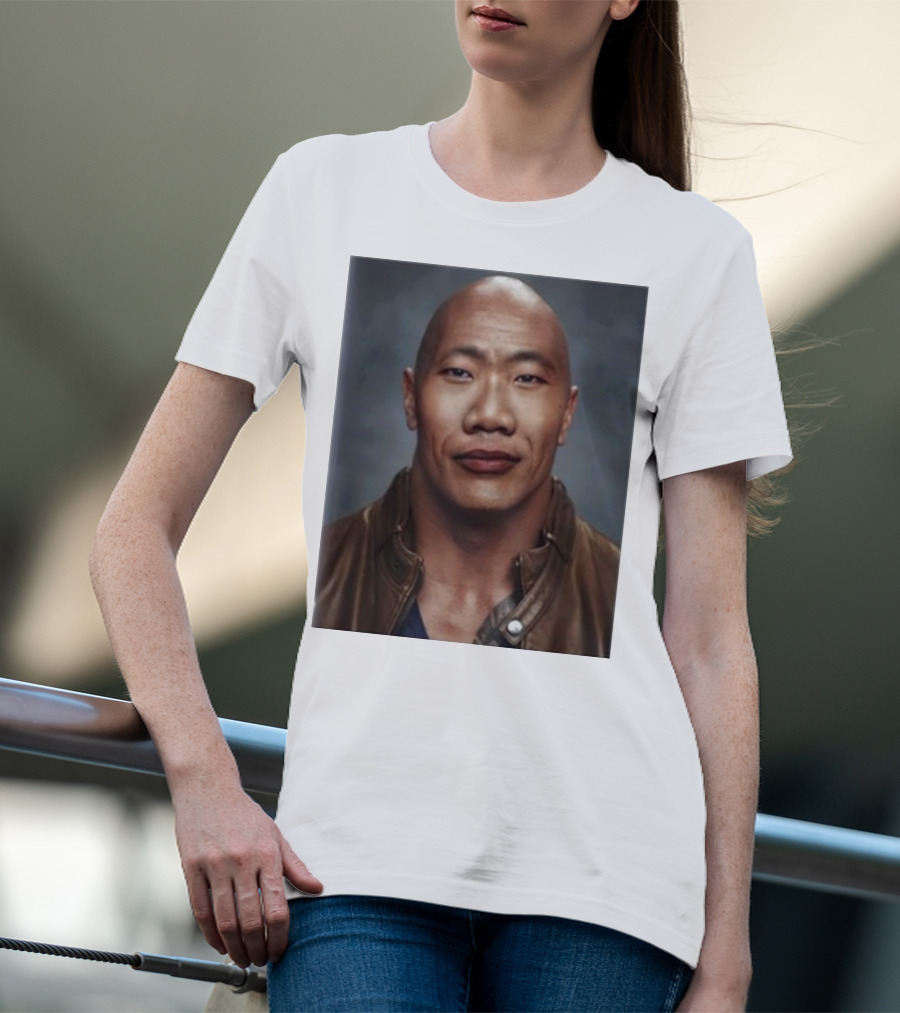 Dwayne The Wok Johnson Meme Face Mashup T-Shirt