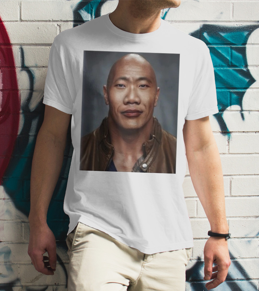 Dwayne The Wok Johnson Meme Face Mashup T-Shirt