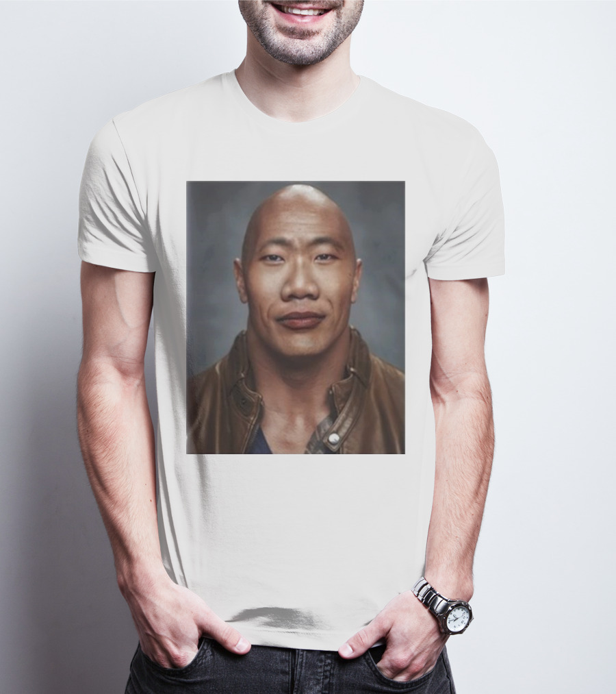 Dwayne The Wok Johnson Meme Face Mashup T-Shirt