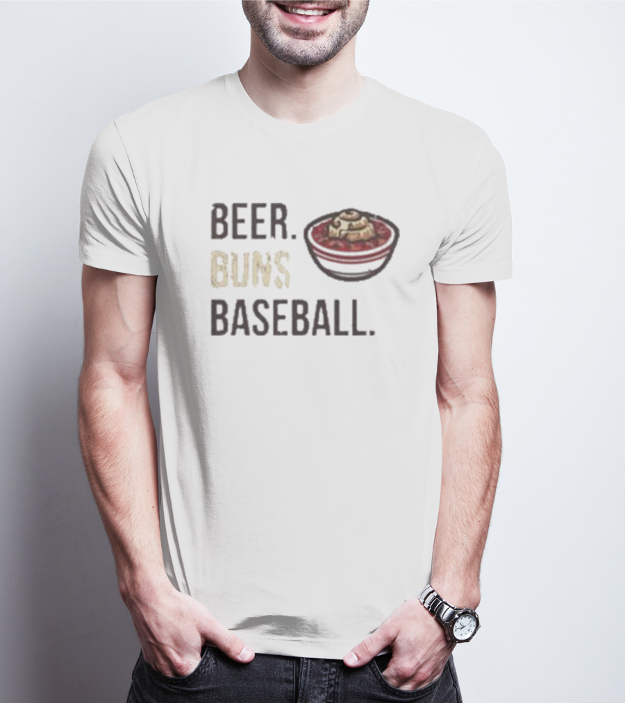 Minnesota Twins Beer Buns Baseball Fan T-Shirt