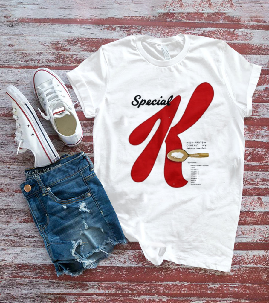 Special K High Protein Cereal Ketapoloclub Spoon T-Shirt