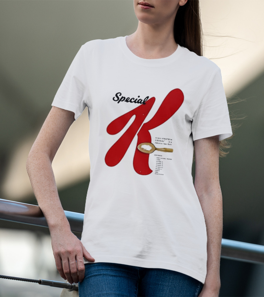 Special K High Protein Cereal Ketapoloclub Spoon T-Shirt
