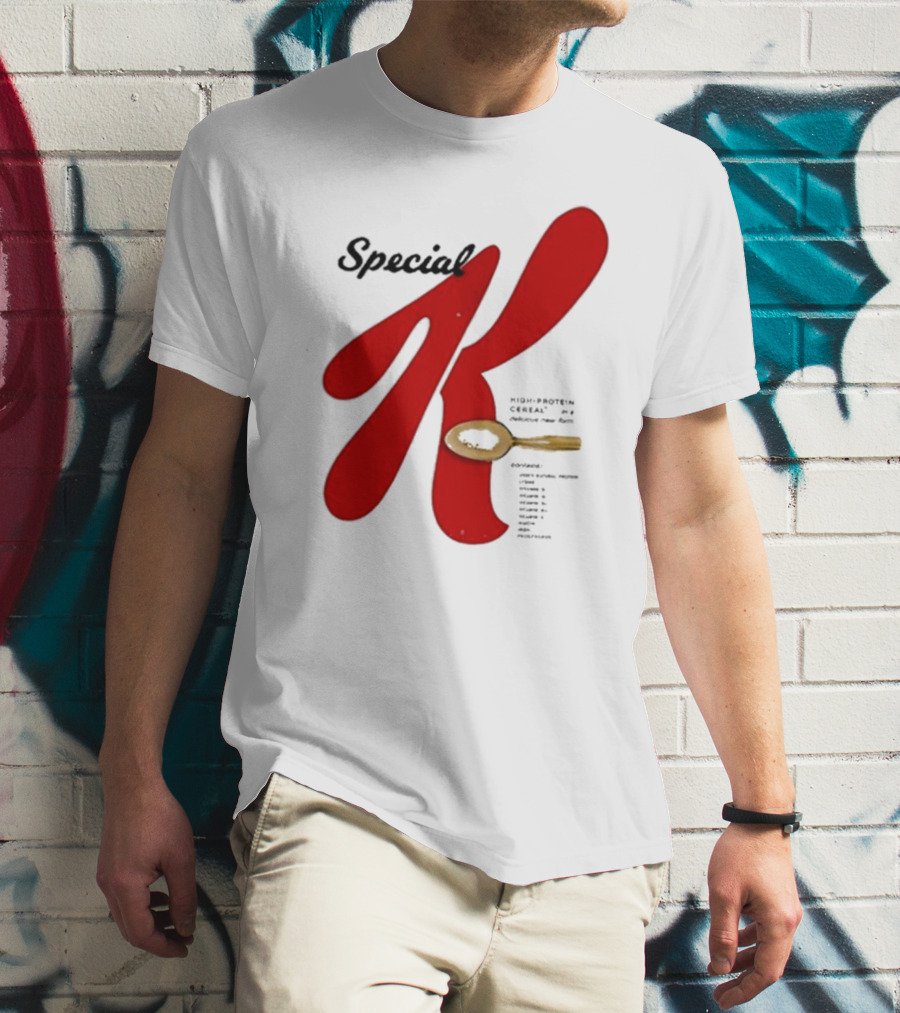 Special K High Protein Cereal Ketapoloclub Spoon T-Shirt