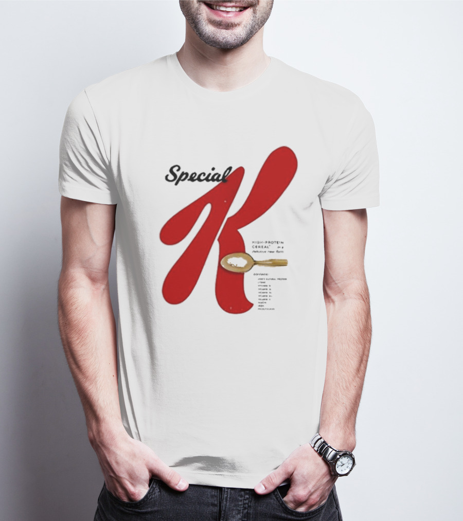 Special K High Protein Cereal Ketapoloclub Spoon T-Shirt