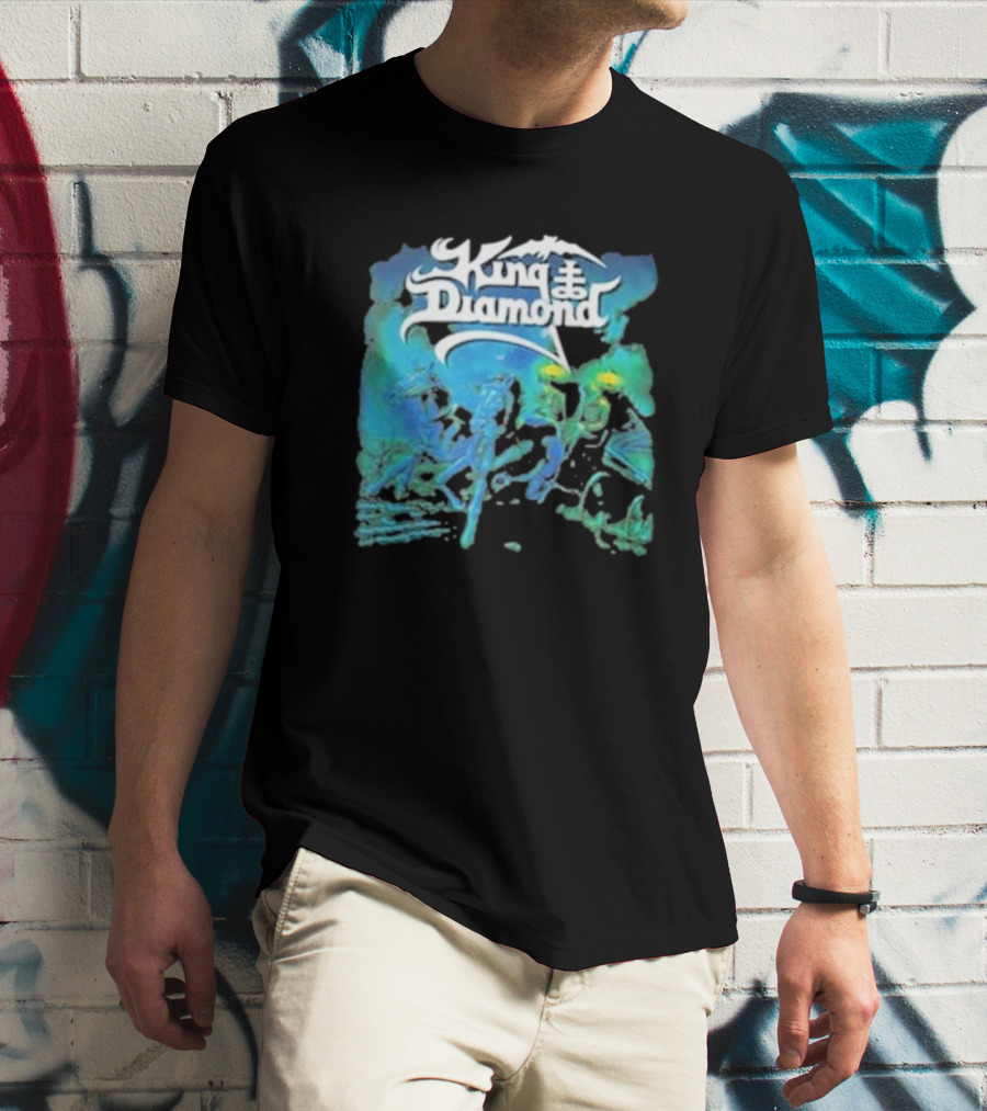 King Diamond Abigail Album Art Blue And Green T-Shirt