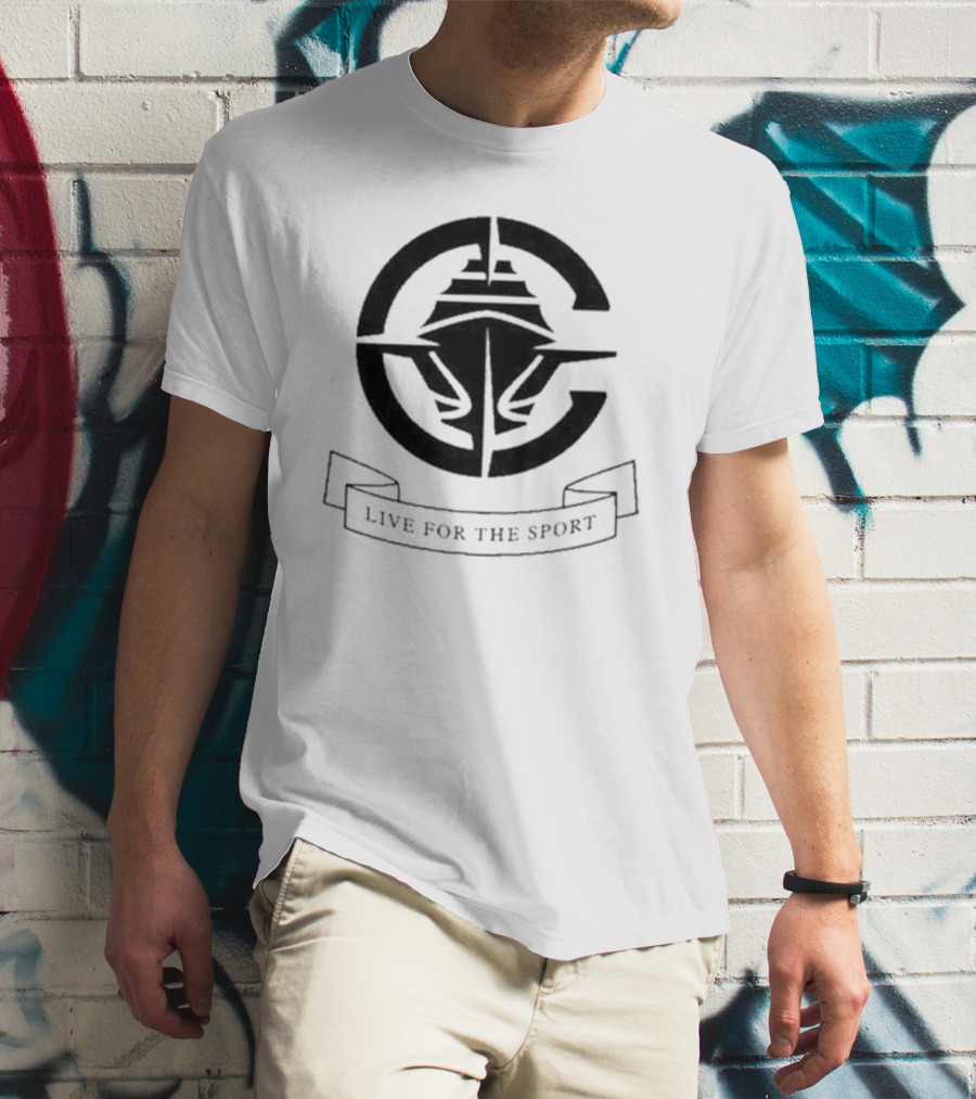 Live For The Sport Lac New Logo Helmet T-Shirt