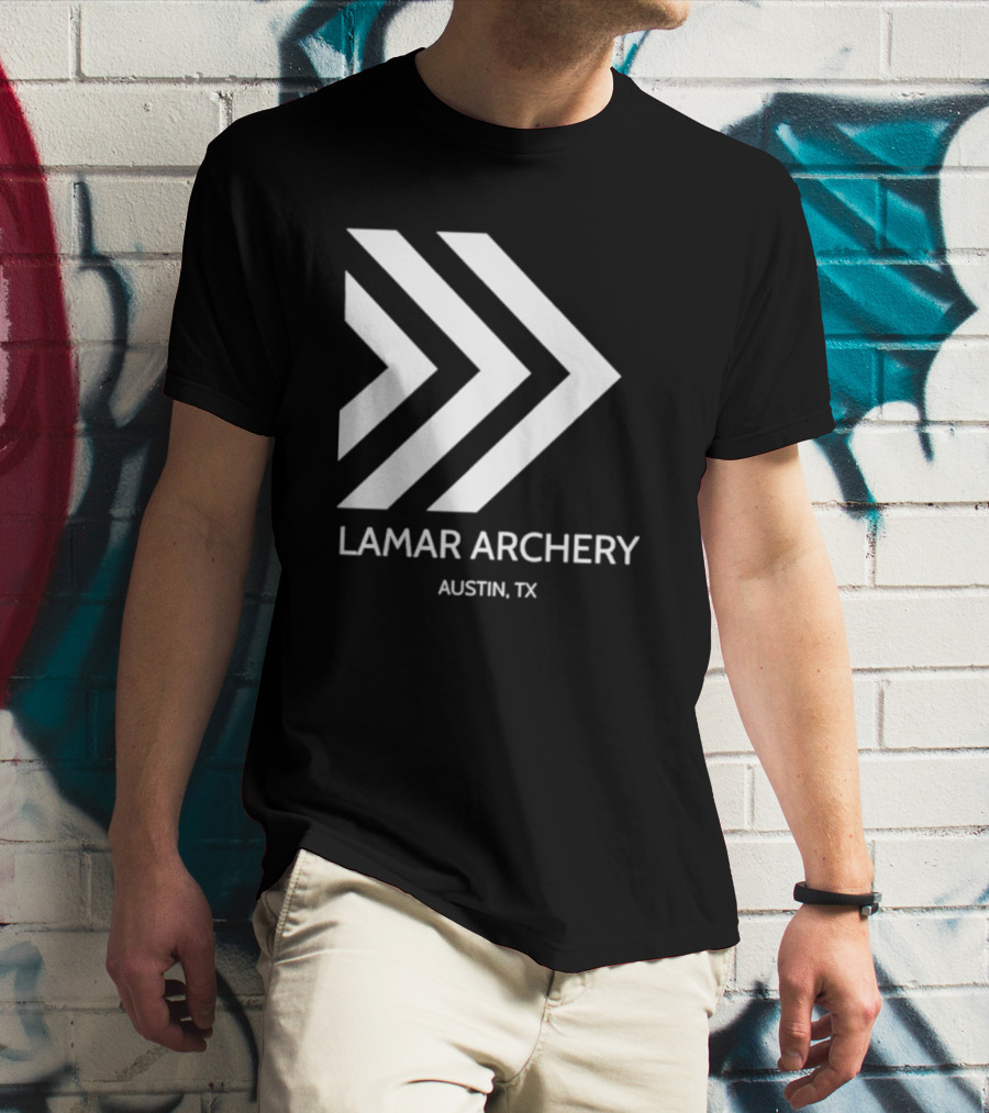 Lamar Archery Austin TX Arrow T-Shirt