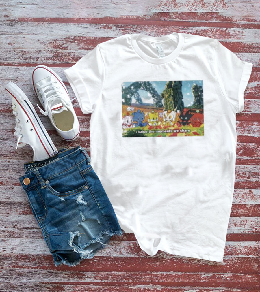 Mamono World All Character Chao I Value The Moments We Share T-Shirt