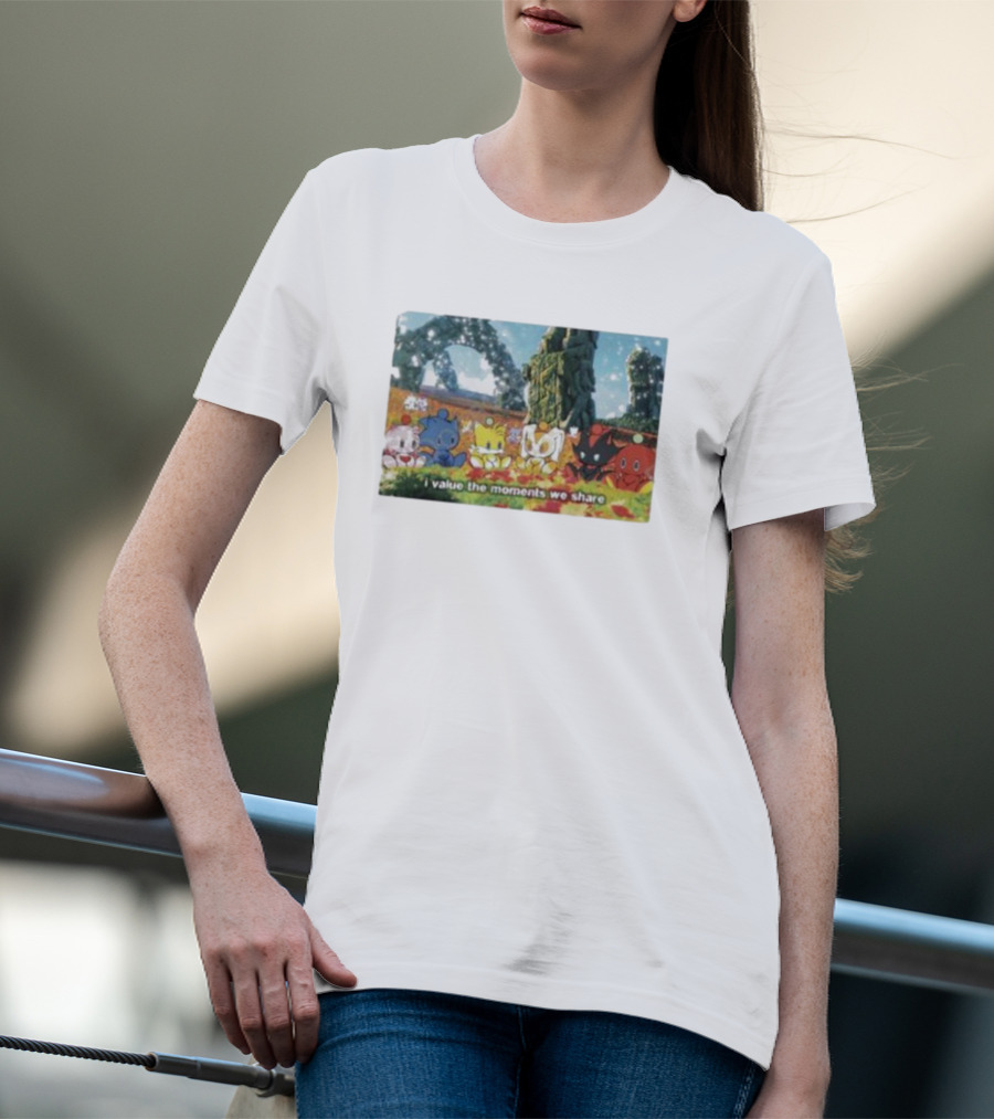 Mamono World All Character Chao I Value The Moments We Share T-Shirt