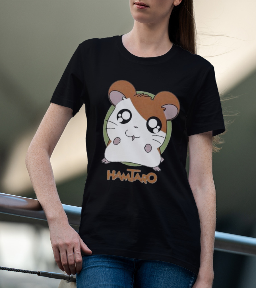 Mamono World Hamtaro Goataro Cute Hamster Friend T-Shirt