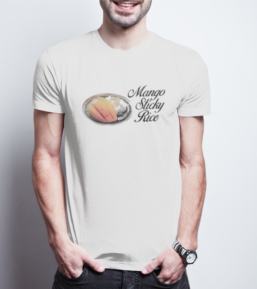 Mango Sticky Rice Tropical Fruit With Sticky Rice T-Shirt