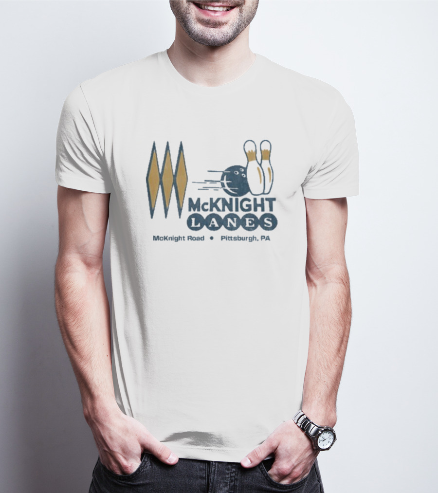 McKnight Lanes Bowling Alley McKnight Road Pittsburgh PA T-Shirt