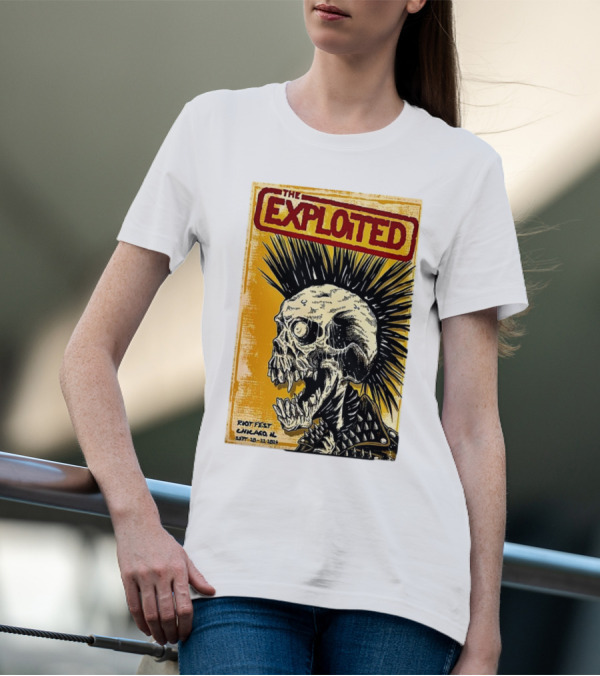 The Exploited Skull Riot Fest Chicago IL Sept 20-22 T-Shirt