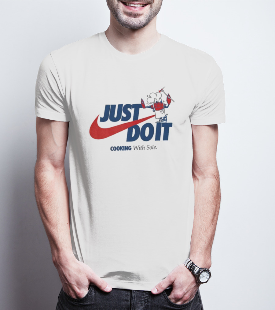 JUST DO IT Cooking With Sole Chef Swoosh T-Shirt