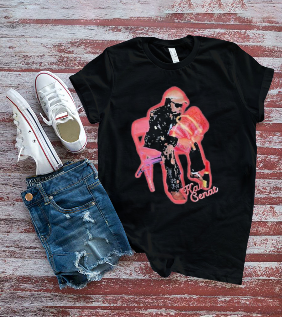 Kai Cenat Neon Style Artistic Pose T-Shirt