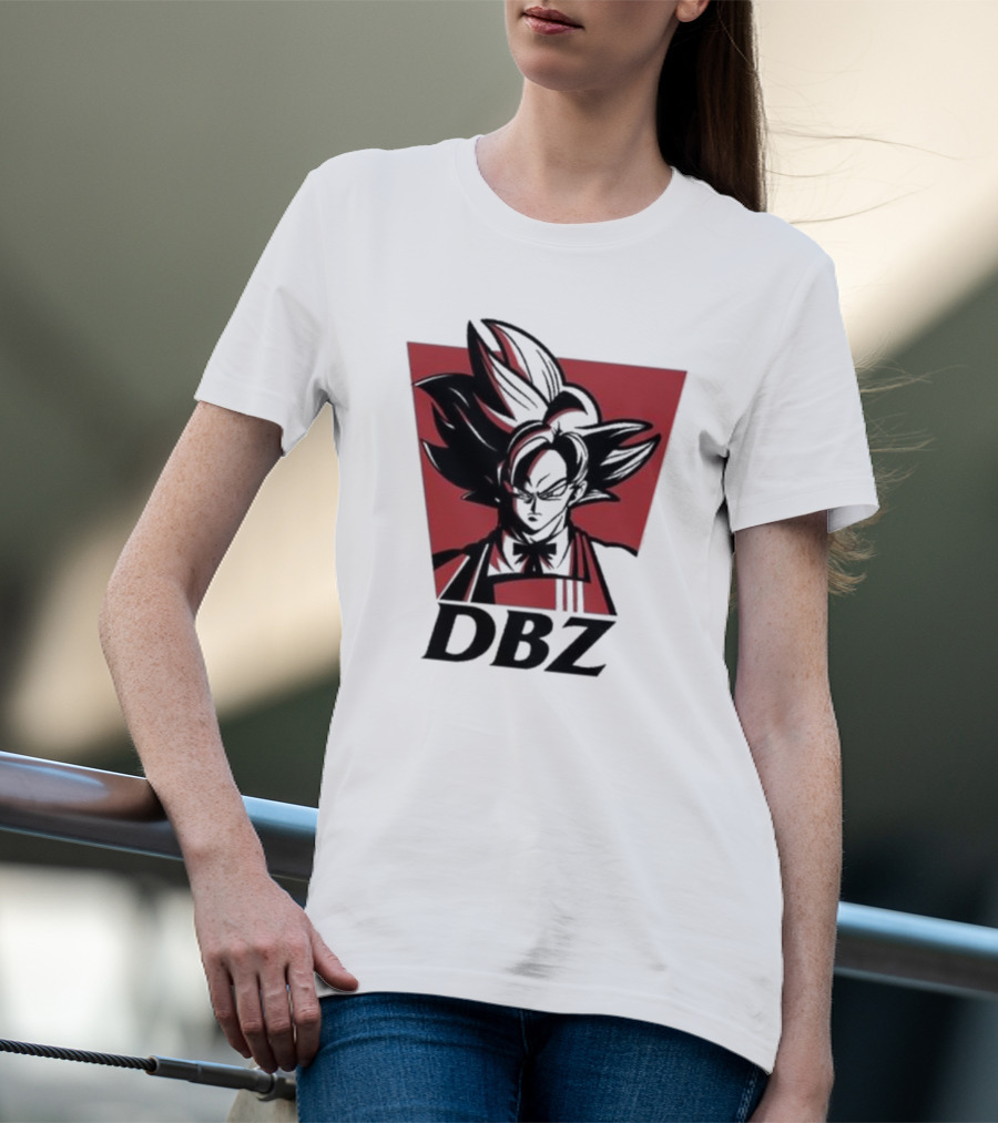 DBZ Kakarot Fried Chicken KFC Fusion T-Shirt