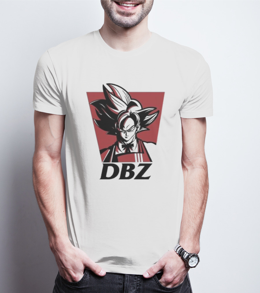 DBZ Kakarot Fried Chicken KFC Fusion T-Shirt