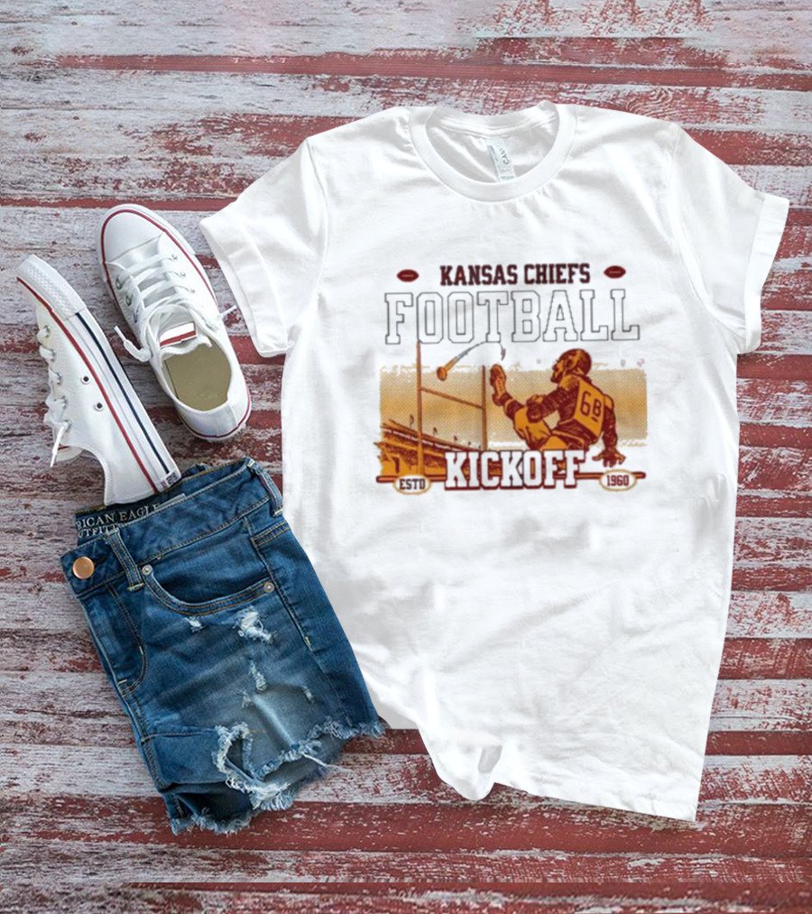 Kansas Chiefs Football Kickoff Vintage T-Shirt