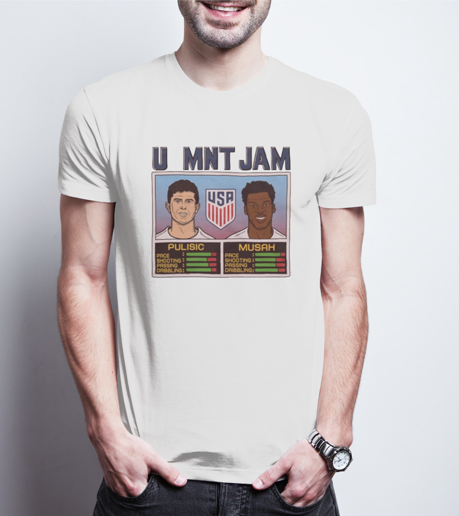 USMNT Jam Pulisic Musah USA Team Pace Shooting Passing Dribbling T-Shirt