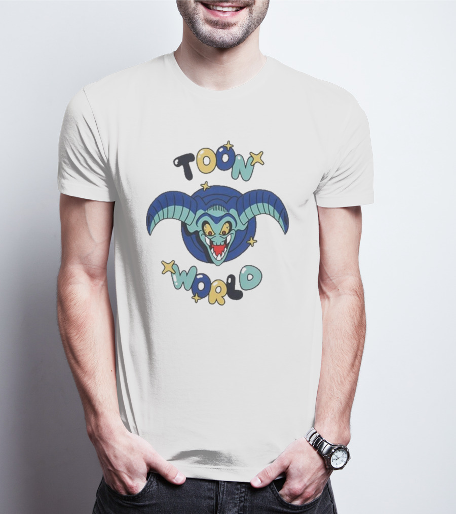 Hypland Yu-Gi-Oh Toon World With Blue Toon Monster Elements T-Shirt