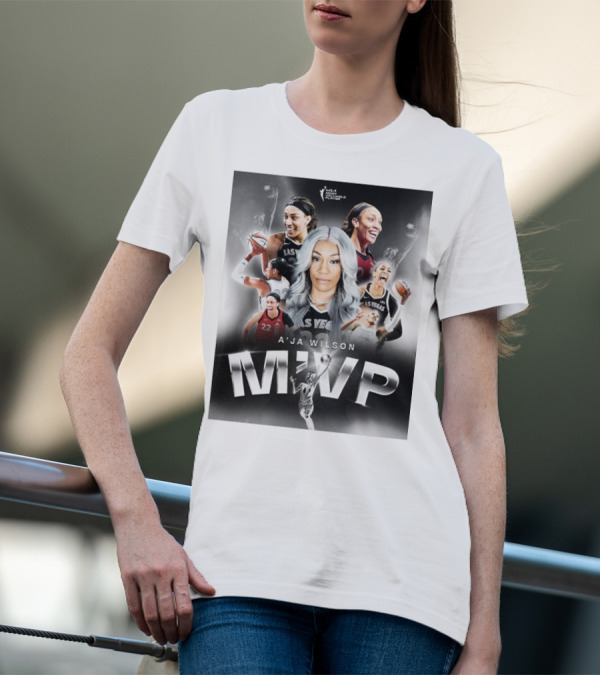 A'ja Wilson Las Vegas Aces WNBA MVP T-Shirt