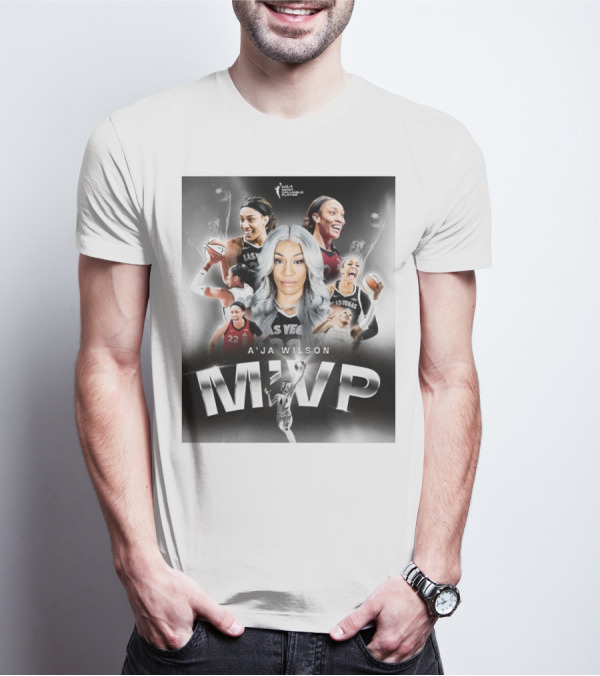 A'ja Wilson Las Vegas Aces WNBA MVP T-Shirt