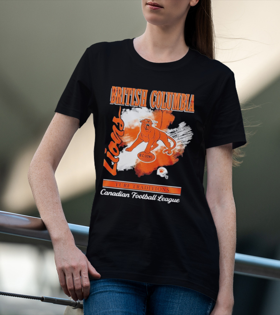 British Columbia Lions Turf Traditions Canadian Football League T-Shirt