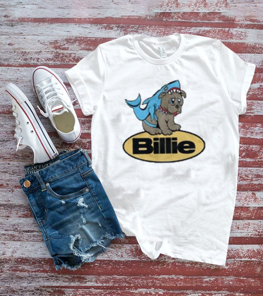 Billie Eilish Shark Puppy Raglan T-Shirt