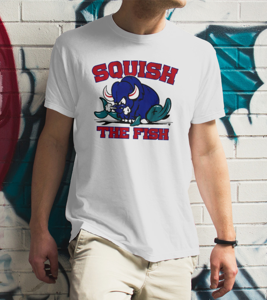 Buffalo Bills NFL Squish The Fish T-Shirt