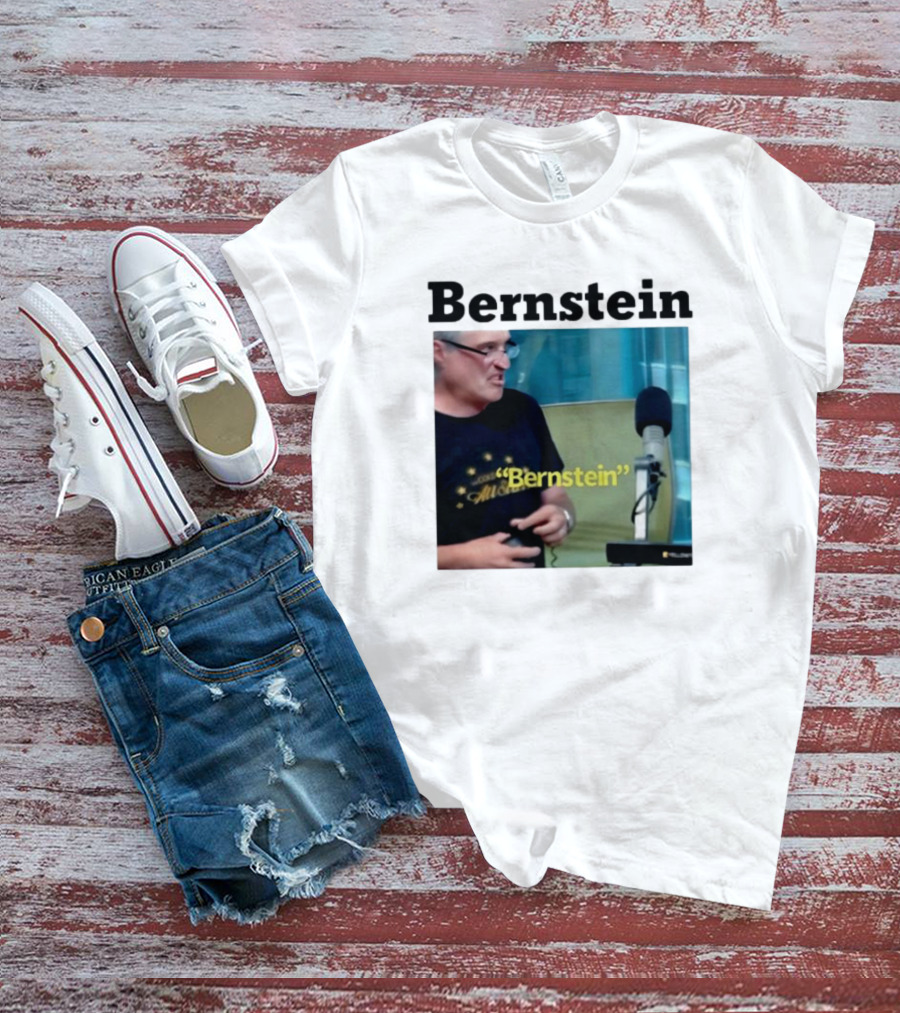Bernstein Snarky Reply In Radio Studio Scene Featuring Microphone T-Shirt