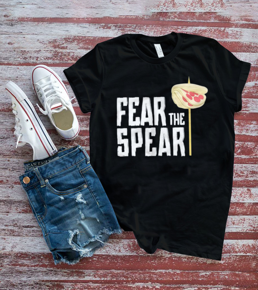 Detroit Tigers Fear The Spear Pizza T-Shirt