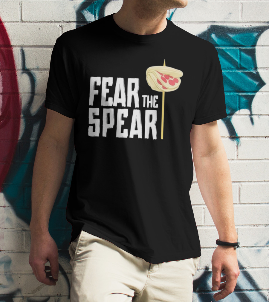 Detroit Tigers Fear The Spear Pizza T-Shirt