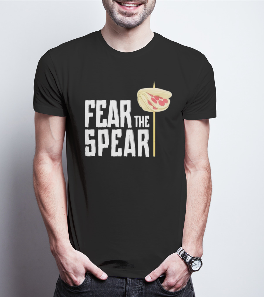 Detroit Tigers Fear The Spear Pizza T-Shirt