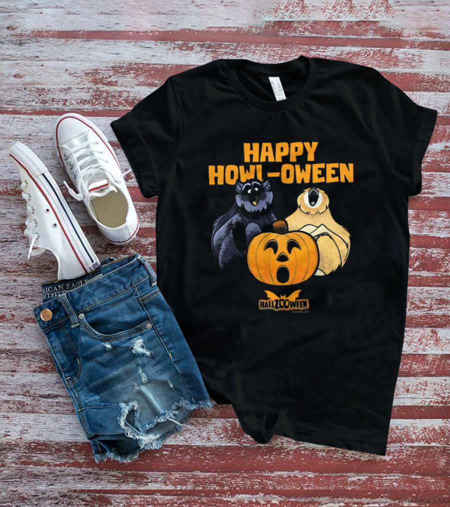 Happy Howl-oween HallZOOween Celebrate Boo T-Shirt