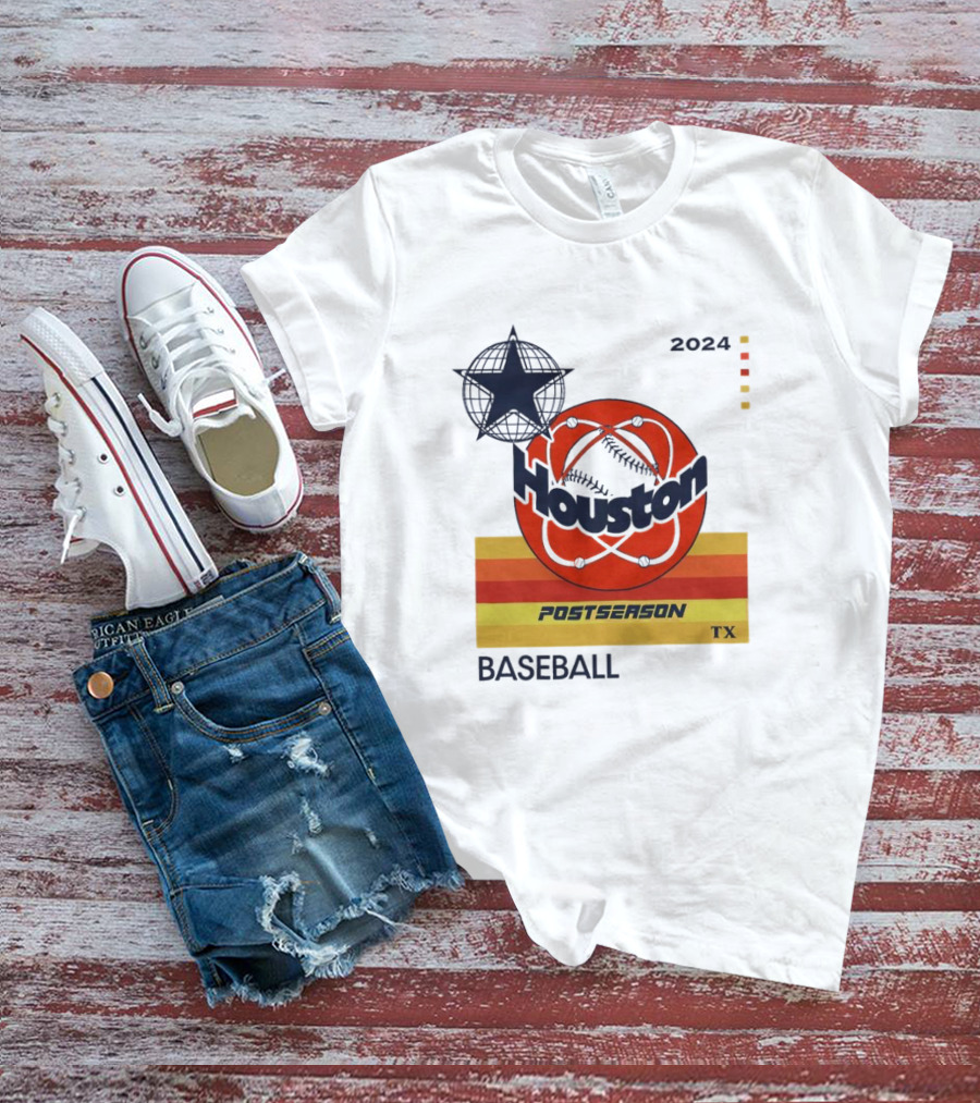 Houston TX Postseason Baseball October T-Shirt