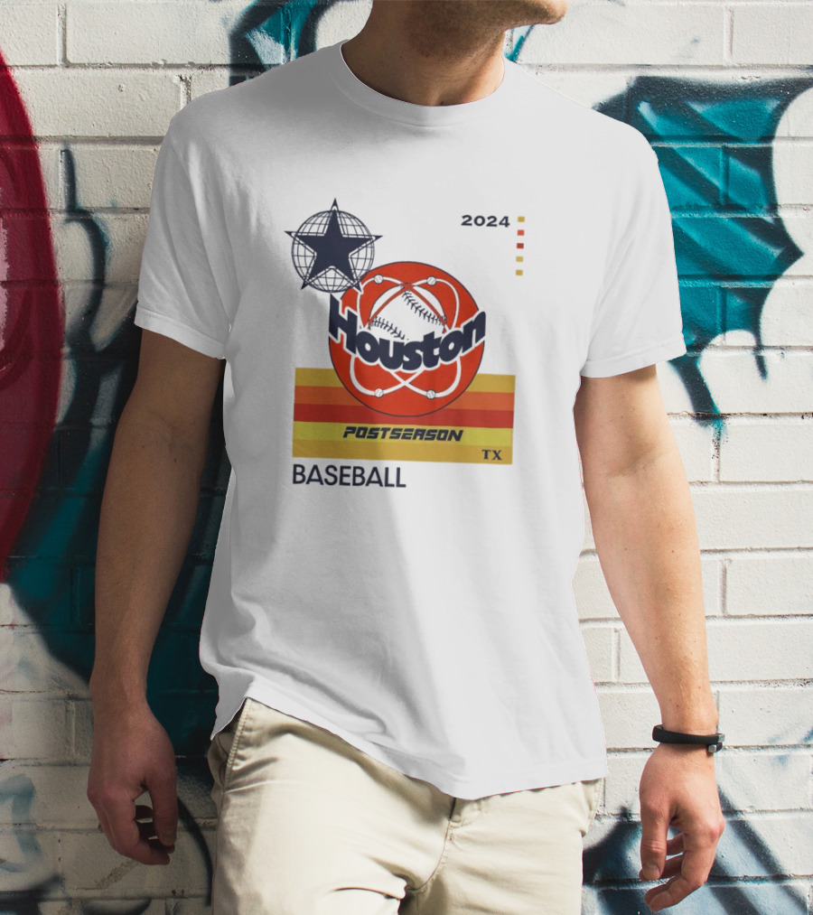Houston TX Postseason Baseball October T-Shirt