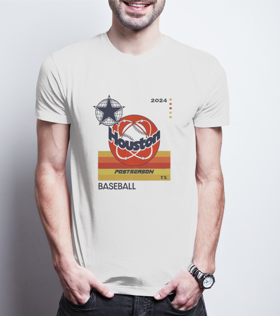 Houston TX Postseason Baseball October T-Shirt