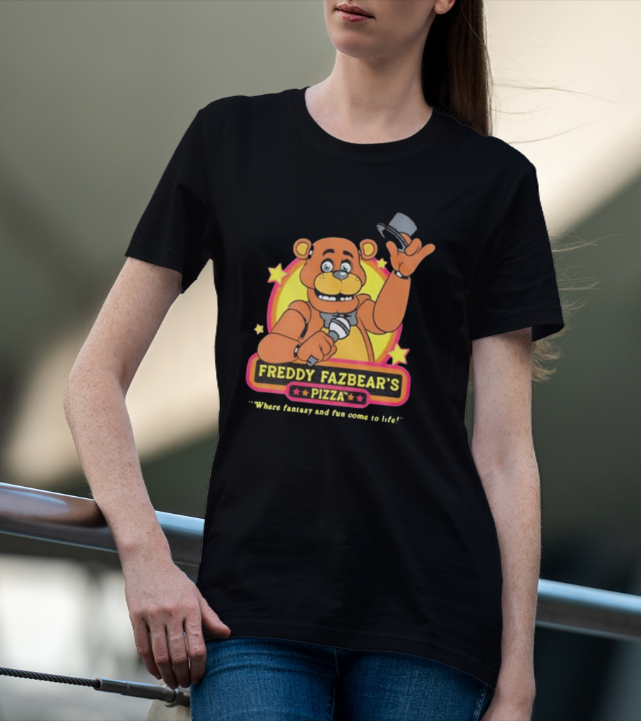Freddy Fazbear’s Pizza Where Fantasy And Fun Come To Life Five Nights At Freddy’s T-Shirt