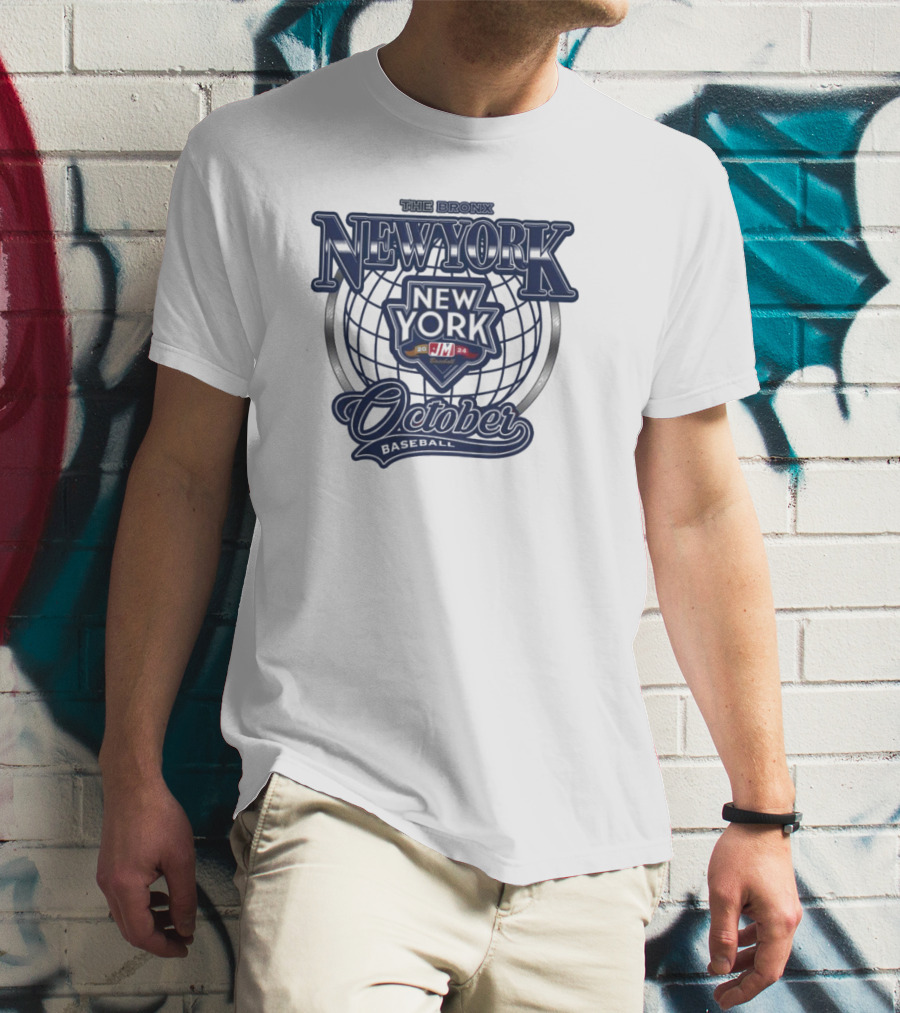October New York Baseball The Bronx T-Shirt