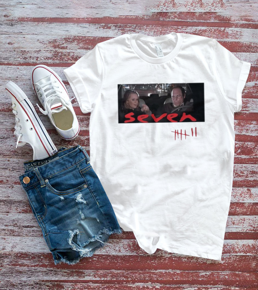 Seven Seinfeld Car Scene Parody With Tally Marks T-Shirt