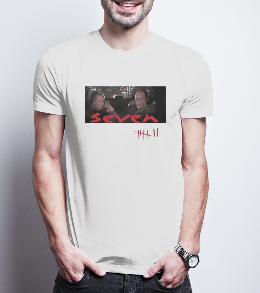 Seven Seinfeld Car Scene Parody With Tally Marks T-Shirt