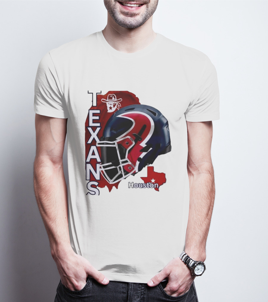 Texans Houston Team Spirit Sports Helmet Texans T-Shirt