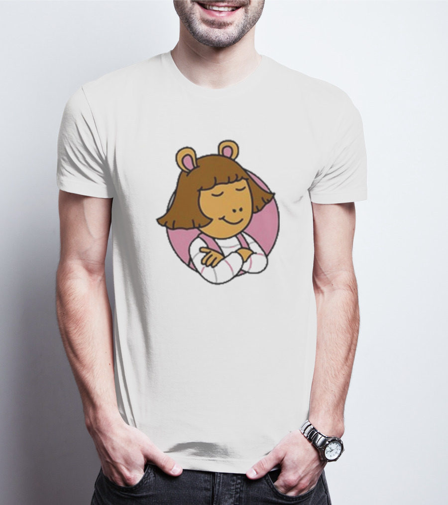 Arthur DW Cartoon Crossed Arms Confident Pose T-Shirt