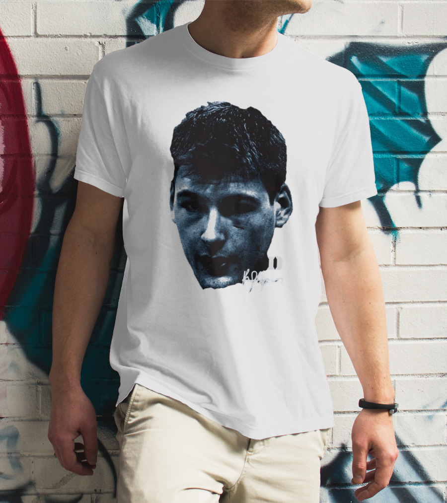 Kyle Filipowski Duke Blue Devils Signature Big Head Image T-Shirt