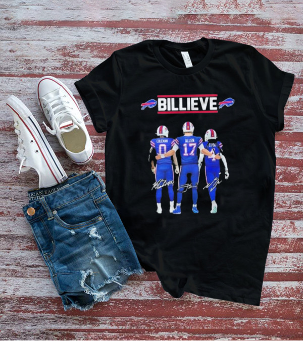 Buffalo Bills Billieve Coleman Allen Cook Signatures T-Shirt