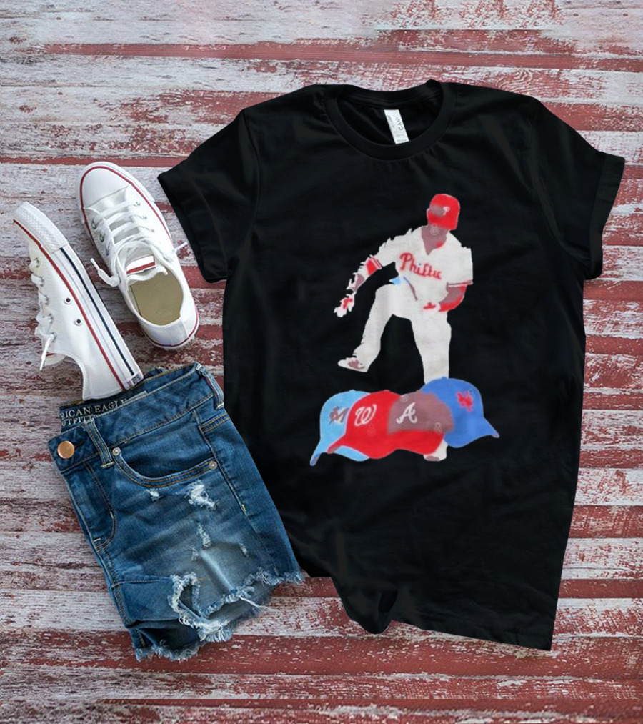 Philadelphia Phillies Stomp Atlanta Washington New York Miami NL East Champs T-Shirt