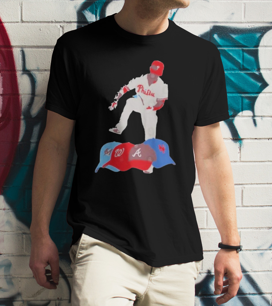 Philadelphia Phillies Stomp Atlanta Washington New York Miami NL East Champs T-Shirt