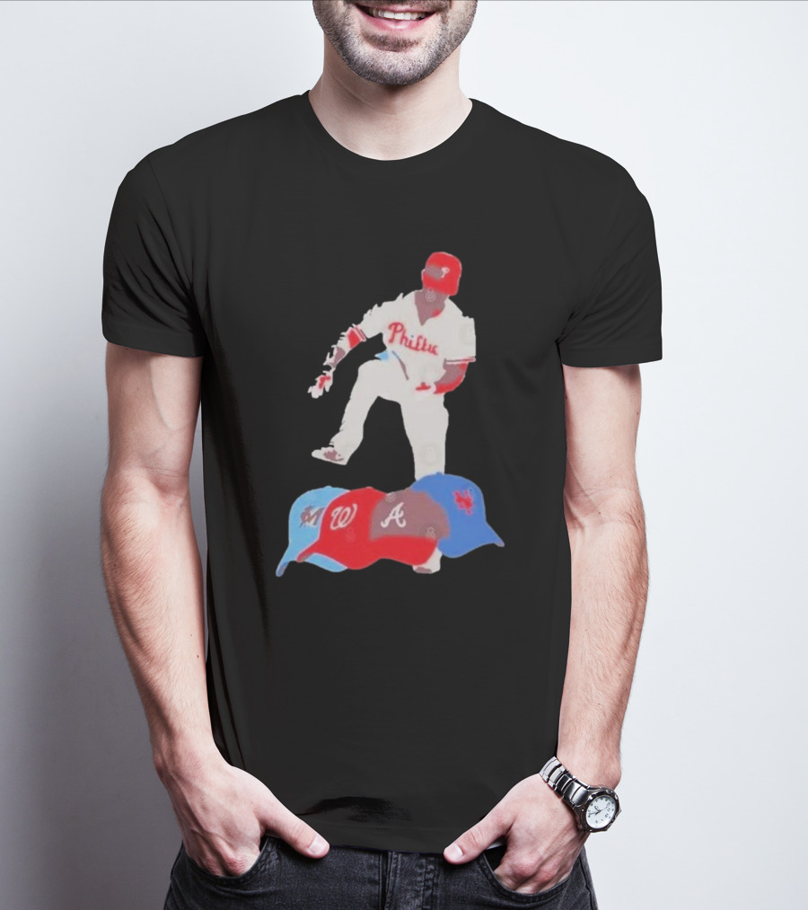 Philadelphia Phillies Stomp Atlanta Washington New York Miami NL East Champs T-Shirt
